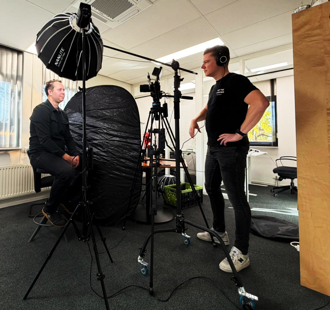 Ben Fransen op locatie