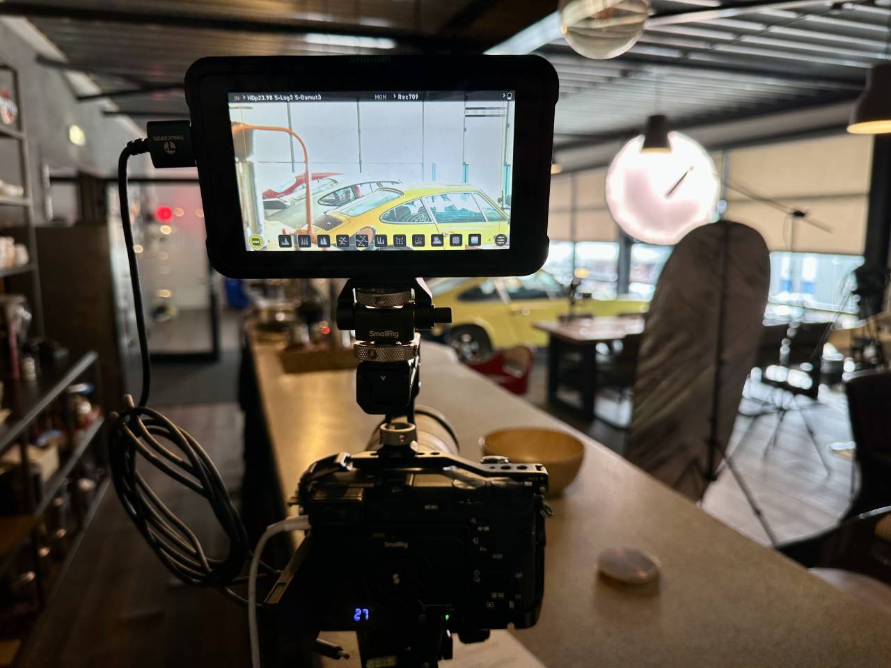 Filmmaker en videograaf Ben Fransen aan het werk. Beschikbaar als Filmmaker Apeldoorn. Behind the scenes bij Ben Fransen